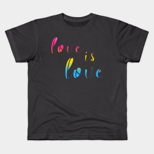 Love is Love - Pansexual Pride Kids T-Shirt